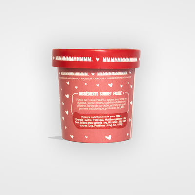 Sorbet - Fraise - Petit pot