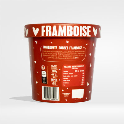 Sorbet - Framboise - Pot 360ML