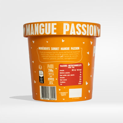 Sorbet - Mangue Passion - Pot 360ML