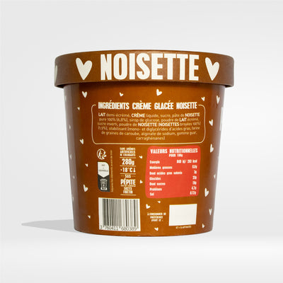 Crème glacée - Noisette - Pot 360ML