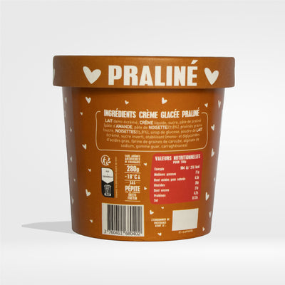 Crème glacée - Praliné - Pot 360ML