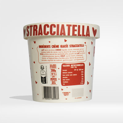 Crème glacée - Stracciatella - Pot 360ML