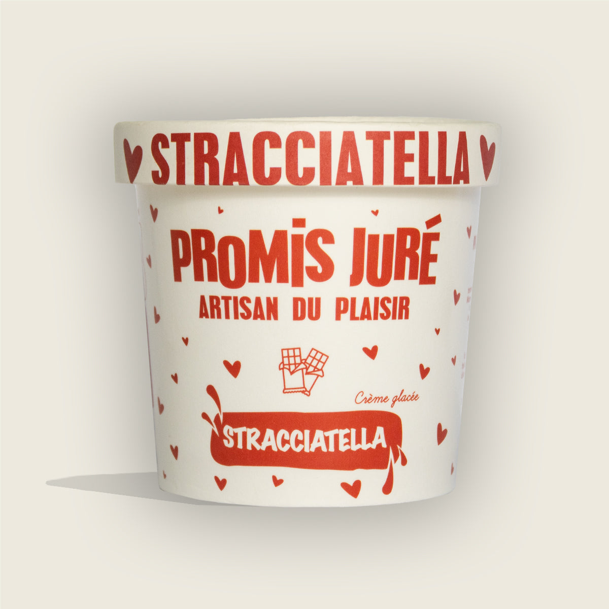 Crème glacée - Stracciatella - Pot 360ML