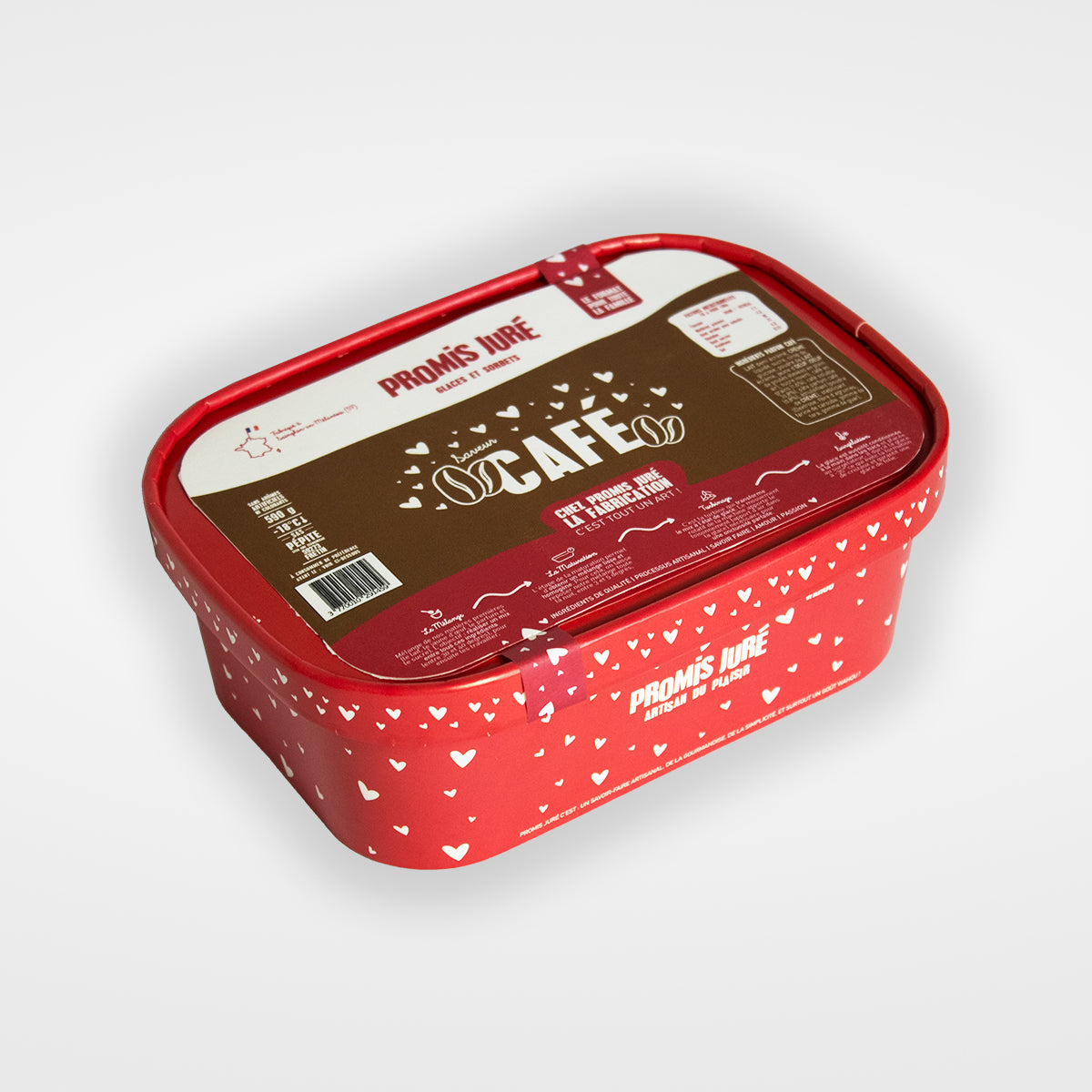 Crème glacée - Bac 750mL - Café du Ch'ti