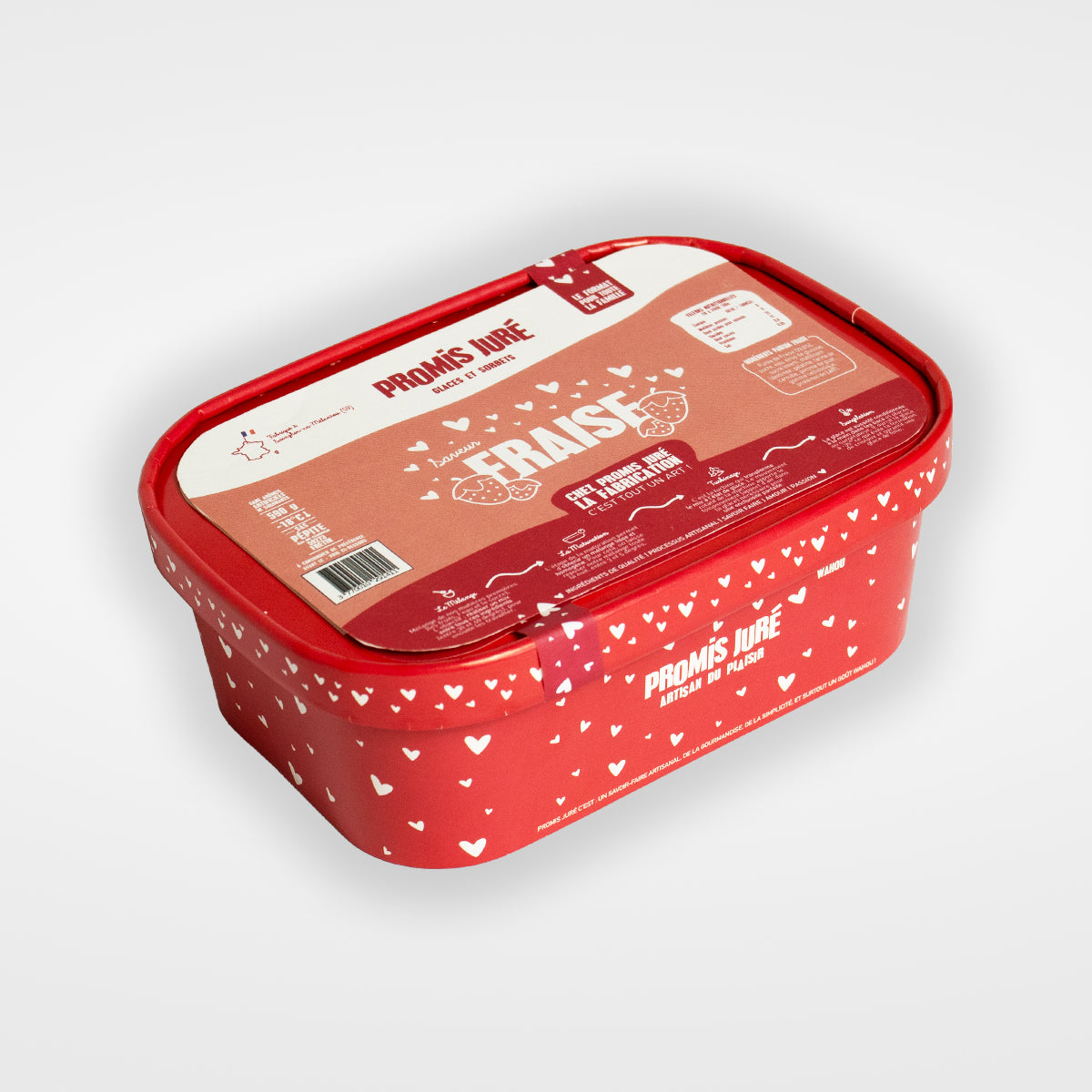 Sorbet - Bac 750mL - Fraise