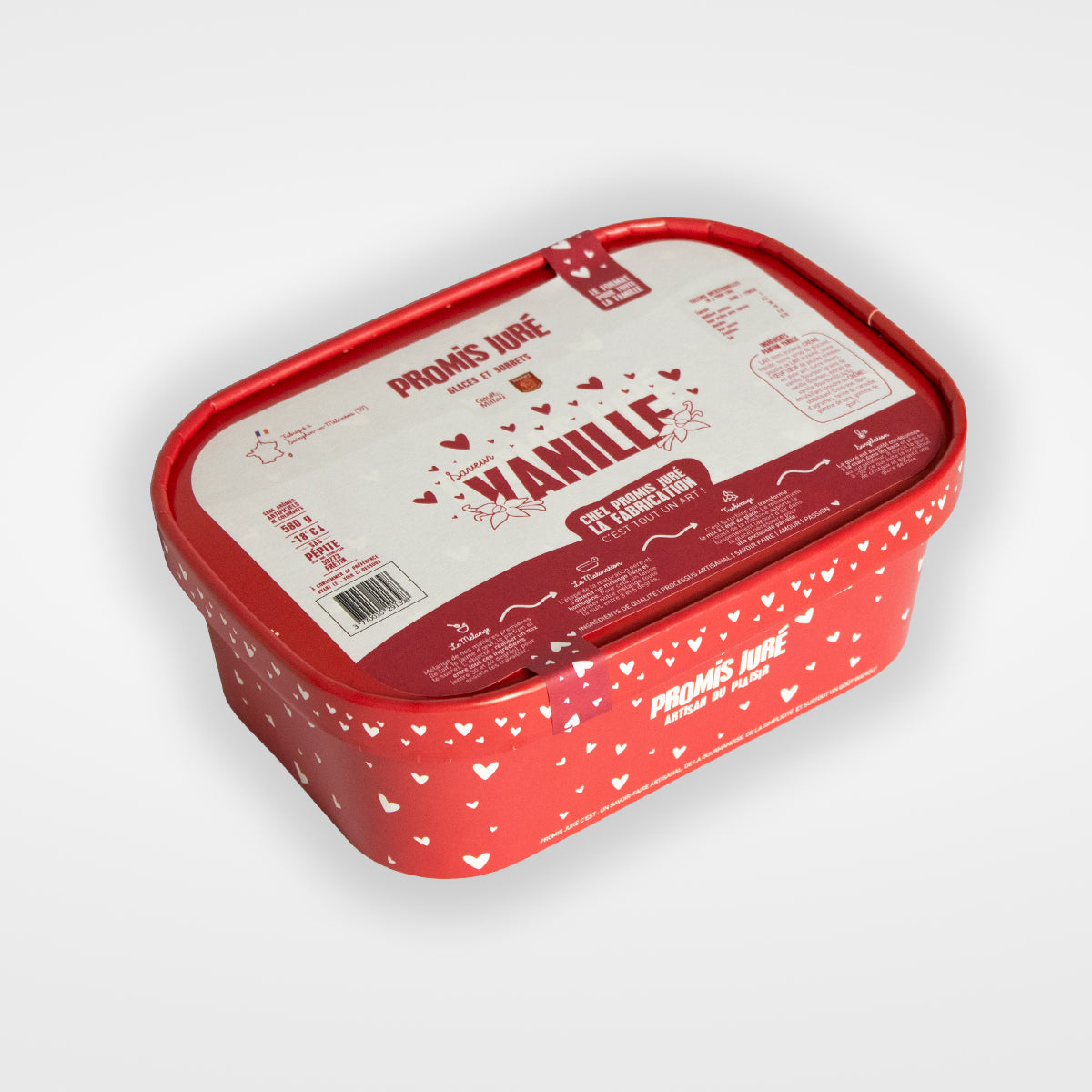 Crème glacée - Bac 750mL - Vanille