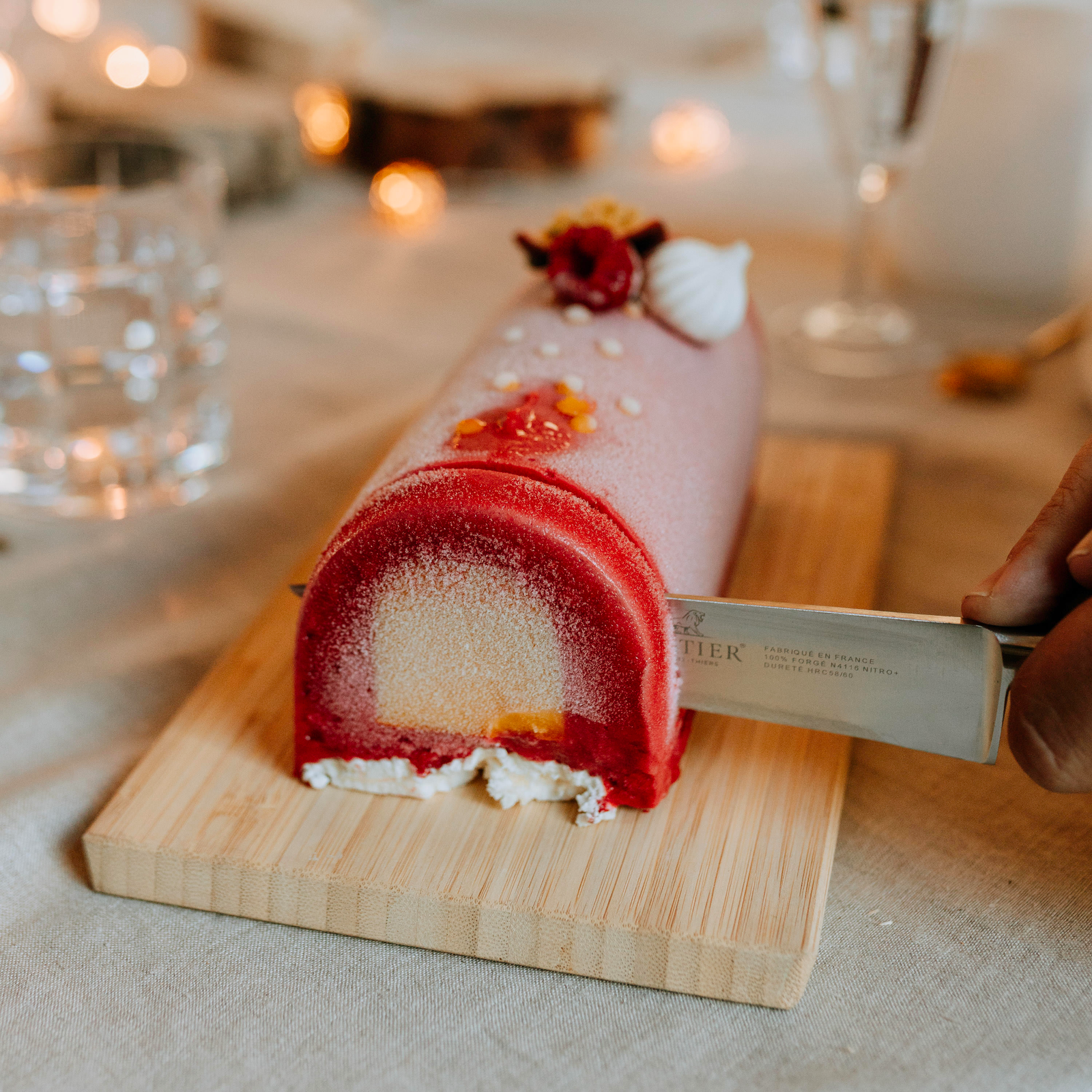 Bûche Framboise Mangue Passion - 6/8 parts